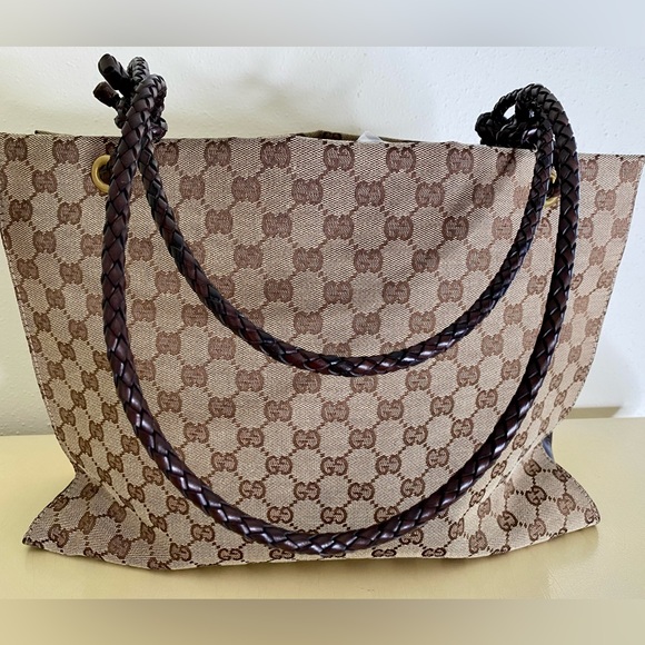 Gucci braided handle tote - Picture 5 of 16